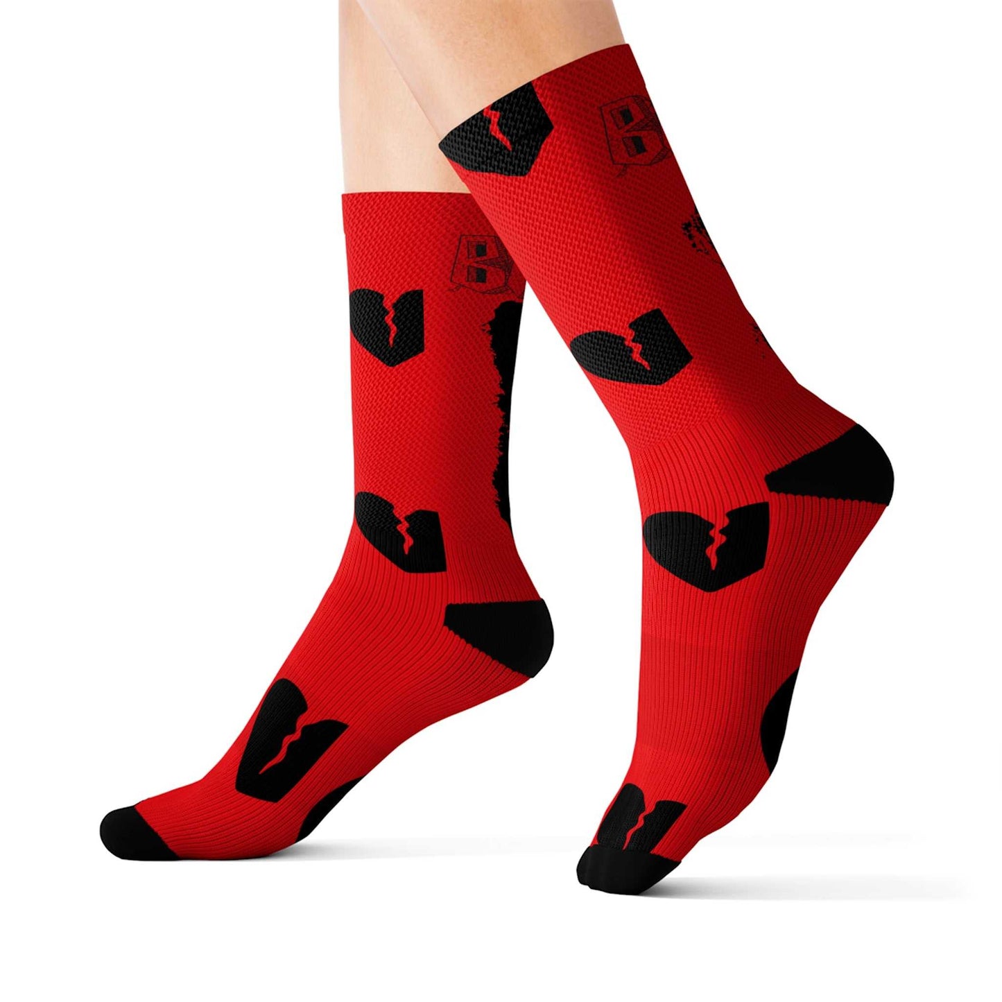 BMA - Heartbreaker Socks Red